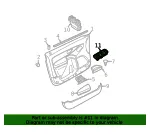 Switch Bezel - Passenger Side (RH) - Volvo (39801513) - view 6