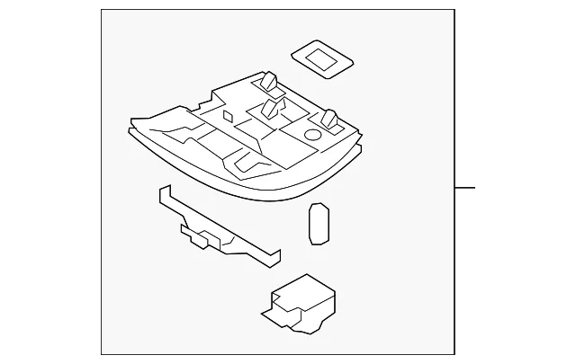 Map Lamp Assembly - Volvo (39823155)