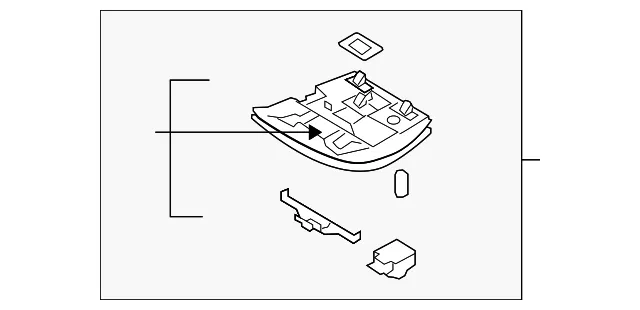 Map Lamp Assembly - Volvo (39826642)