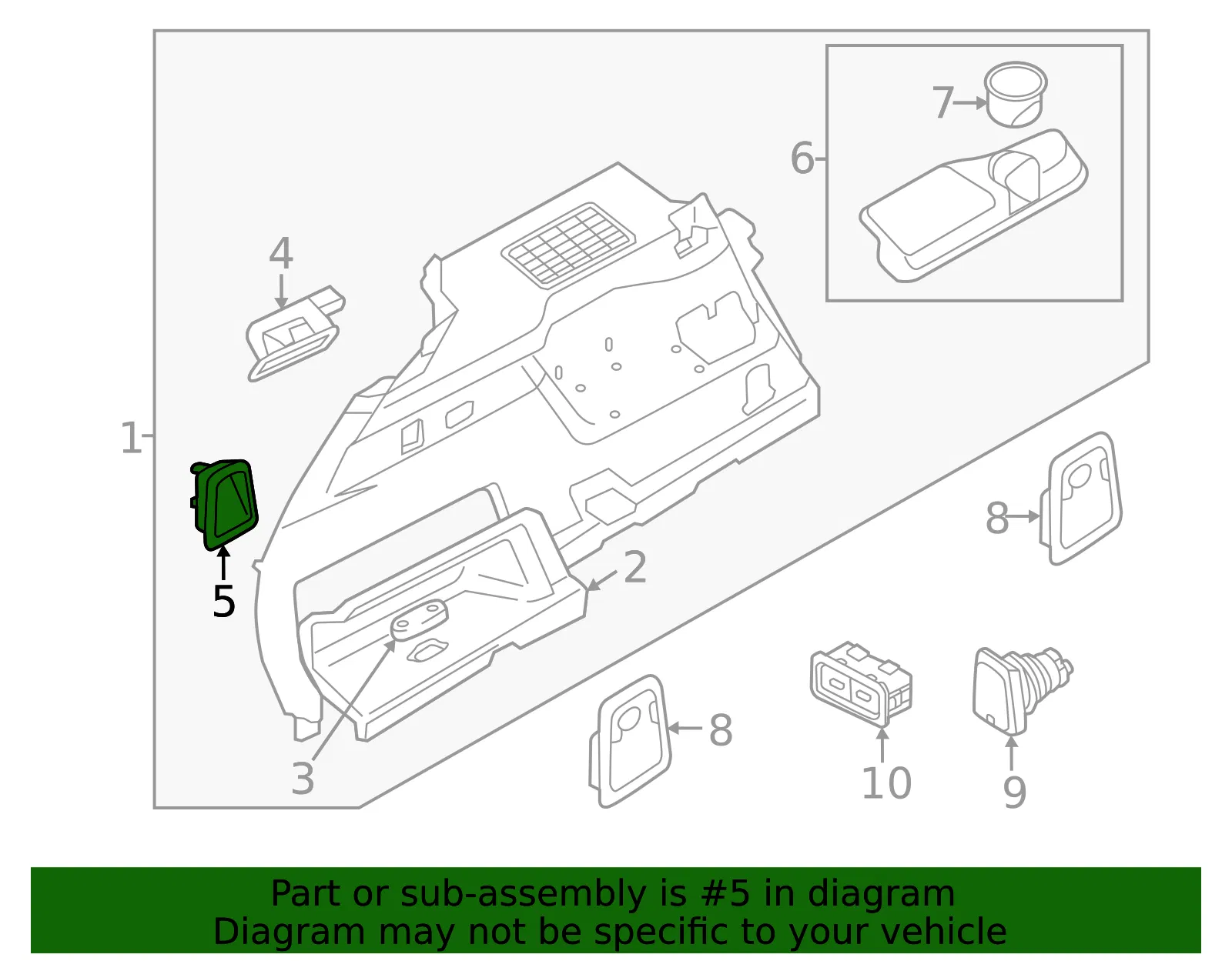 Lamp Retainer - Volvo (39832379) - view 2