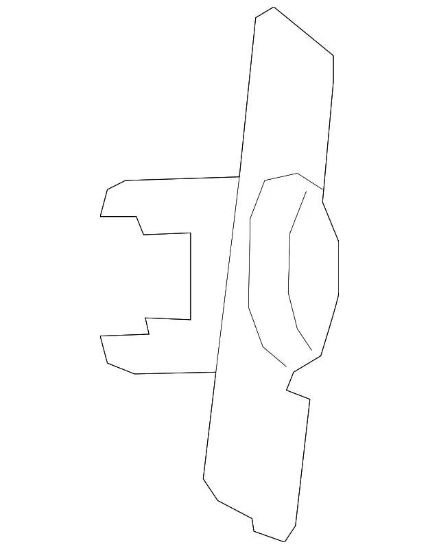 Park Sensor Bracket - Passenger Side (RH) - Volvo (39849539)