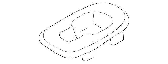 Switch Bezel - Volvo (39858872) - view 2