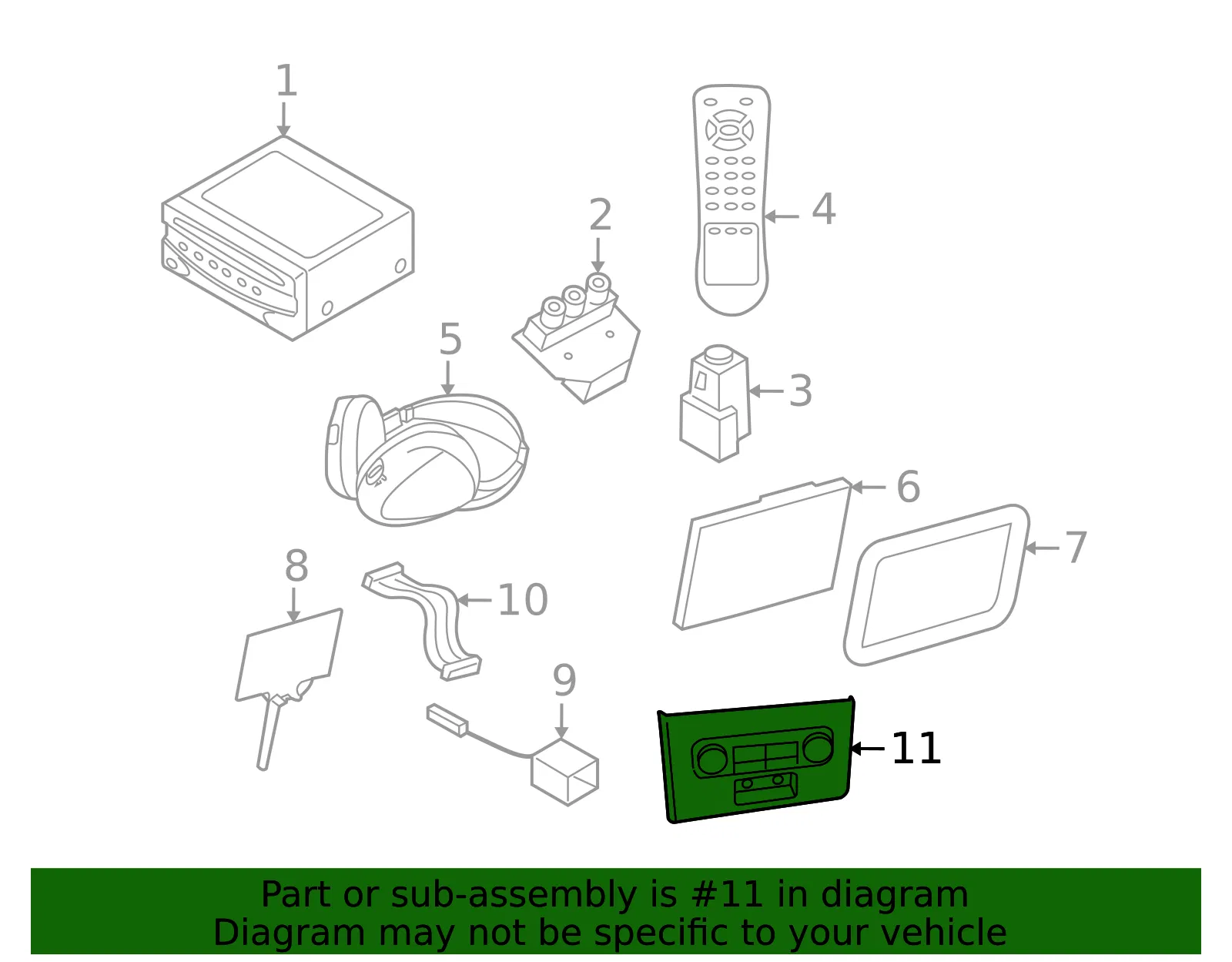Control Switch - Volvo (39869676) - view 2