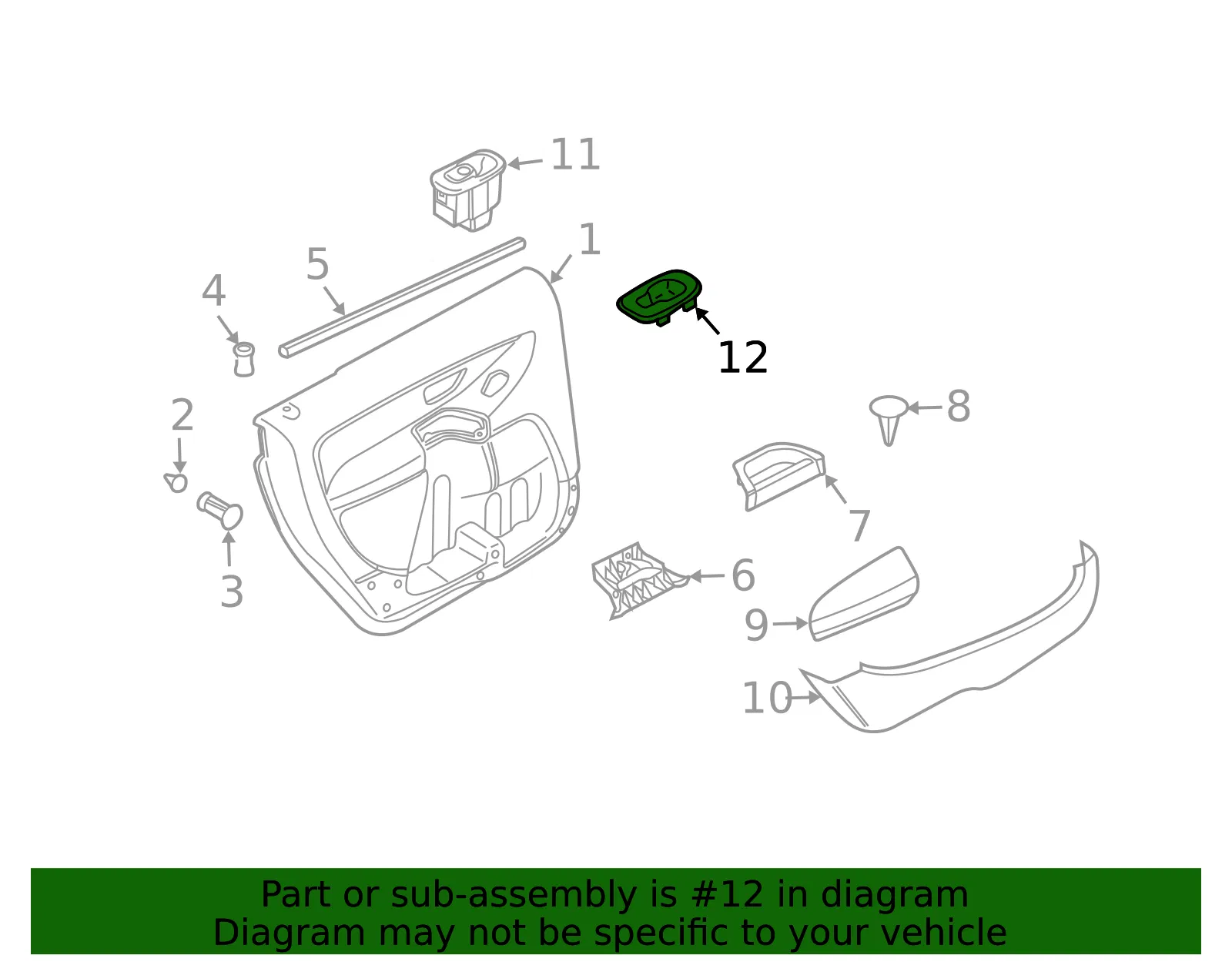 Switch Bezel - Volvo (39982146) - view 3