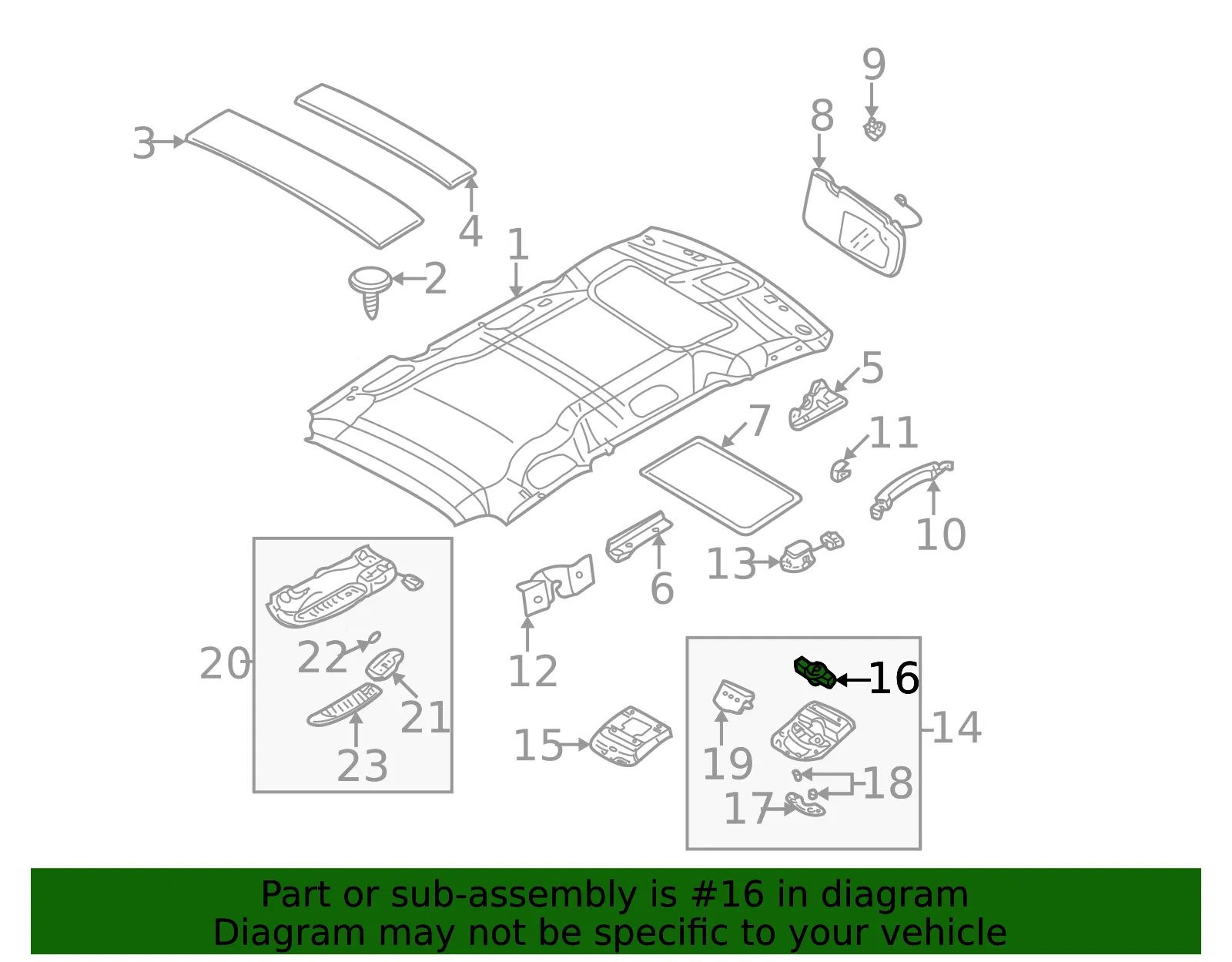Lamp Switch - Kia (3K53E-5142068) - view 2