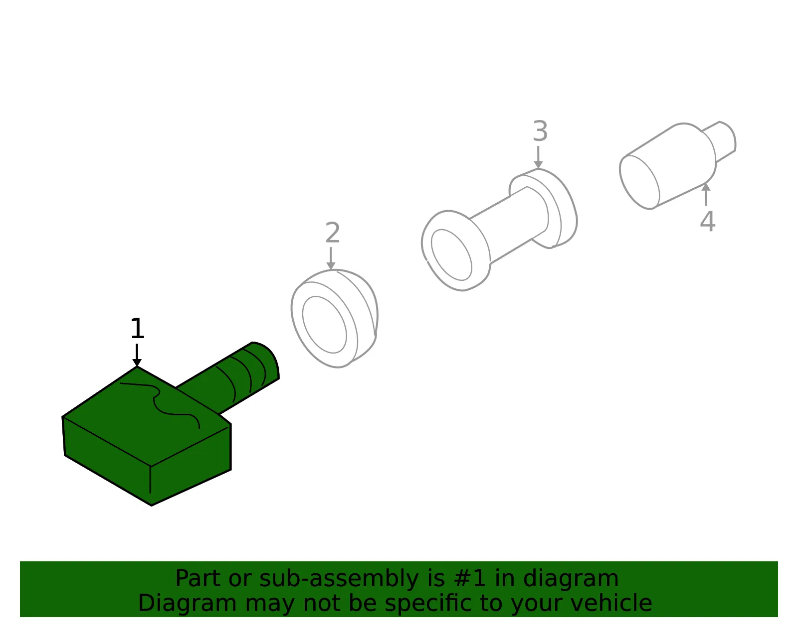 Sensor - Nissan (40700-3AN0B) - view 6
