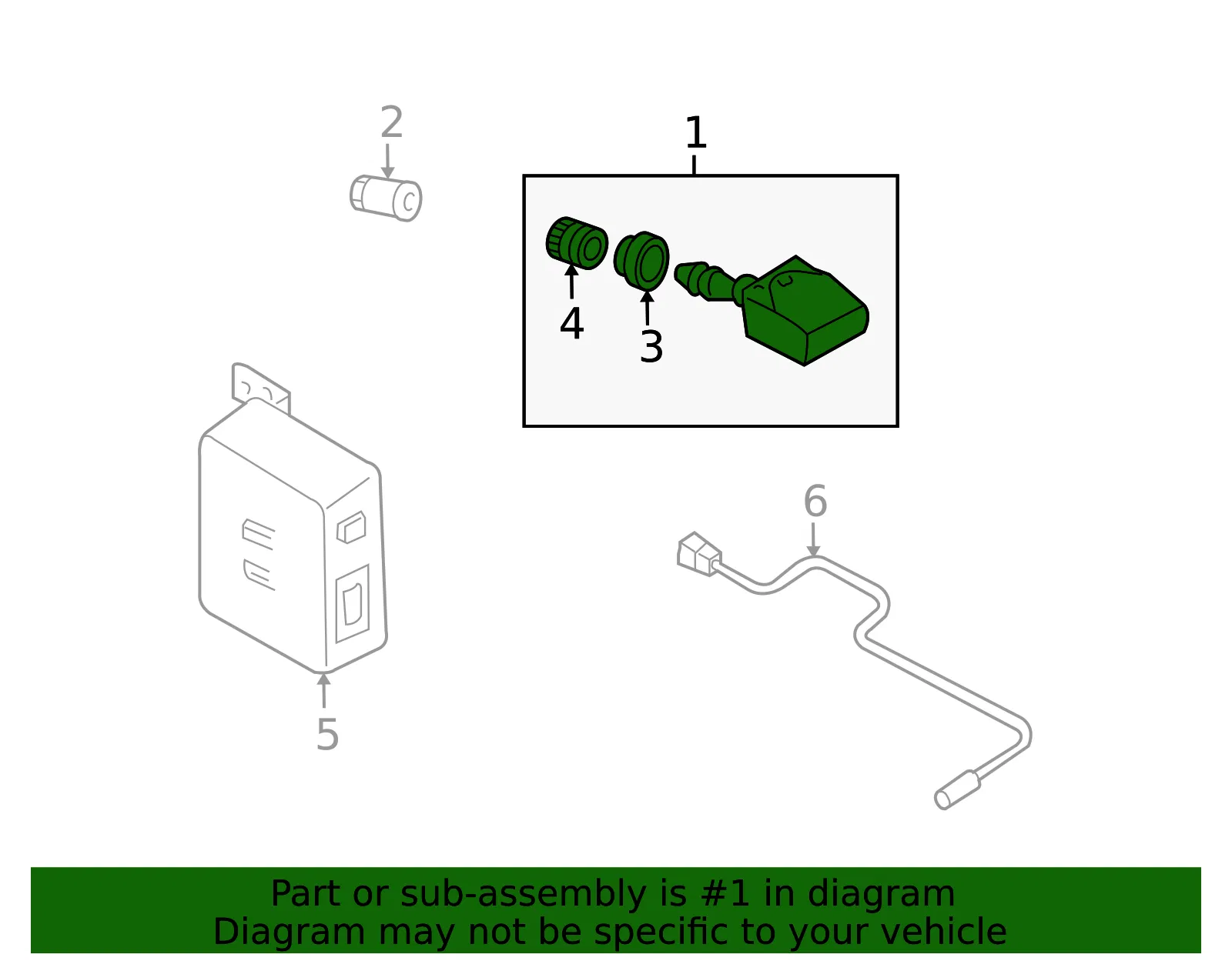 Sensor - Nissan (40700-CD001) - view 6