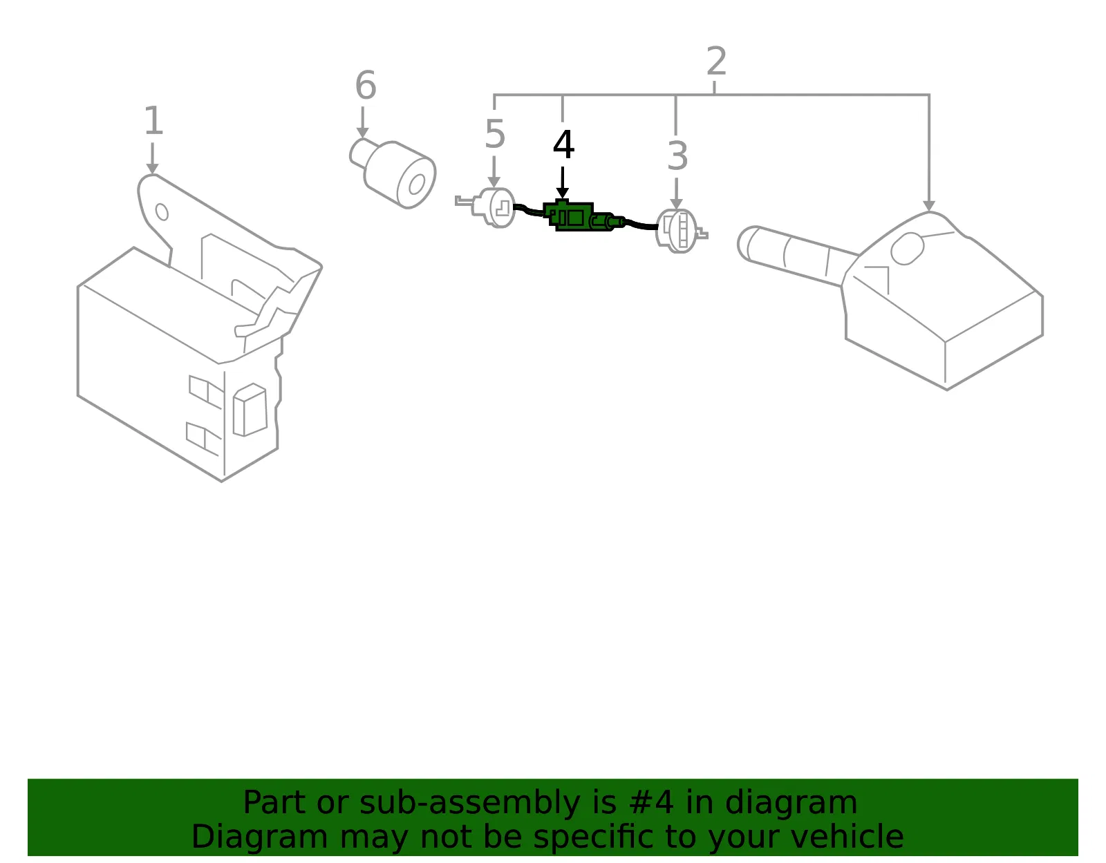 TPMS Sensor Valve - Nissan (40704-JK00A) - view 2