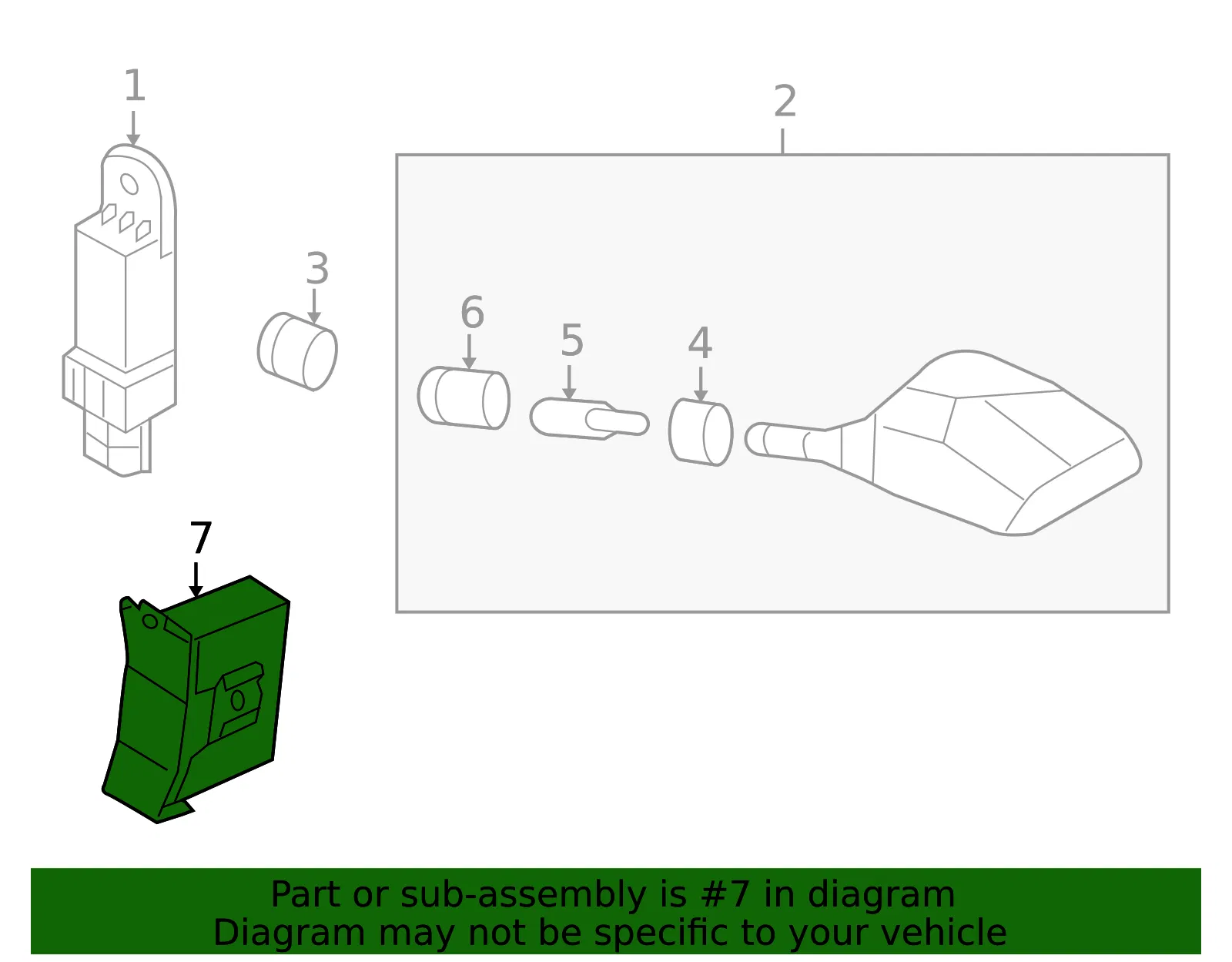 Control Module - Nissan (40720-KJ10A) - view 2
