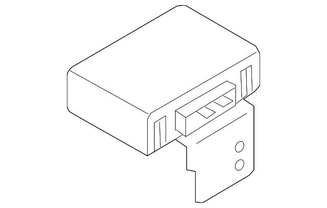 Tire Pressure Monitoring System (TPMS) Control Module - Nissan (40740-6GW0A)