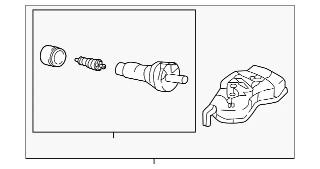 Tire Pressure Monitoring System (TPMS) Sensor - Nissan (40770-4CB1B)