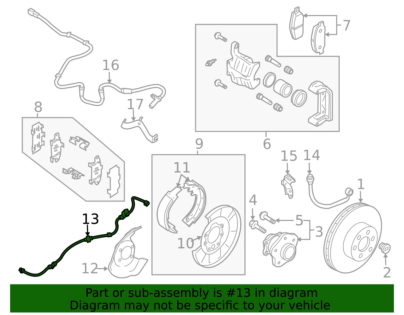 Harness - Passenger Side (RH) - Nissan (44250-4BA4A) - view 2