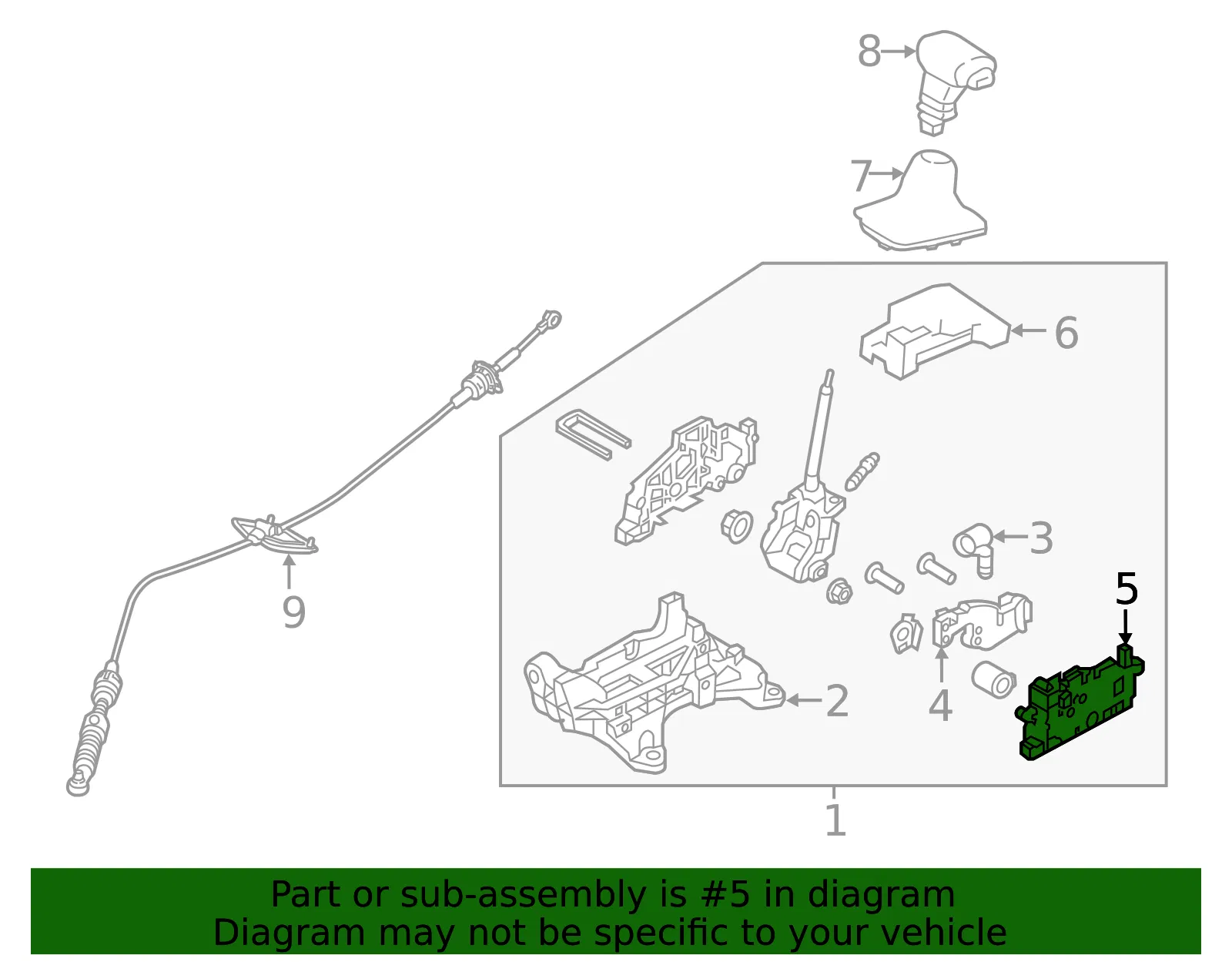Switch Assembly Bracket - Kia (46731-F0100) - view 2