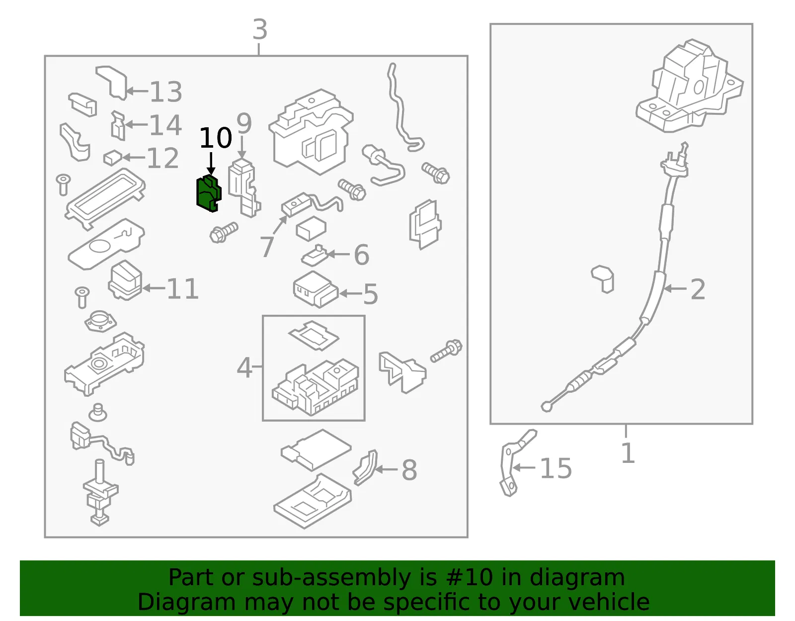 Actuator Bracket - Kia (46737-3T200) - view 2