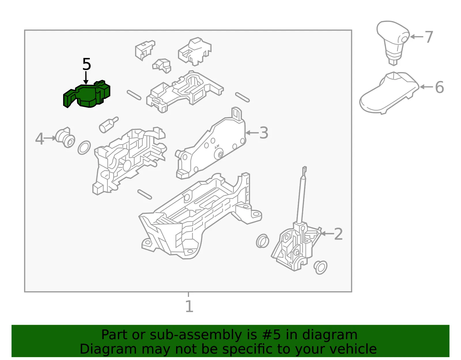Switch Assembly - Kia (46770-D4100) - view 2