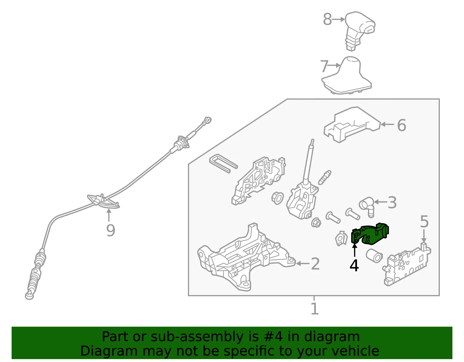 Switch Assembly - Kia (46770-F0100) - view 2
