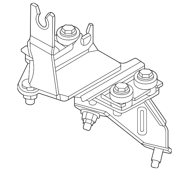 Antiskid Actuator Bracket - Nissan (47840-6GP0A)