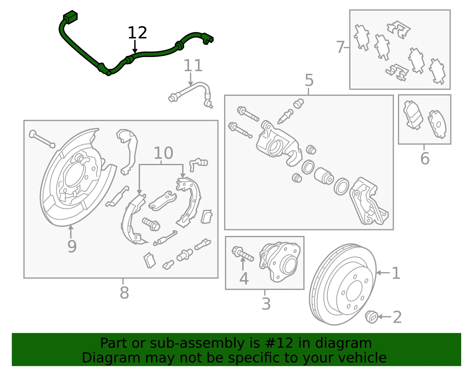 ABS Sensor - Nissan (47900-3NA2A) - view 2