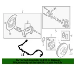ABS Sensor - Nissan (47900-3TA2A) - view 13