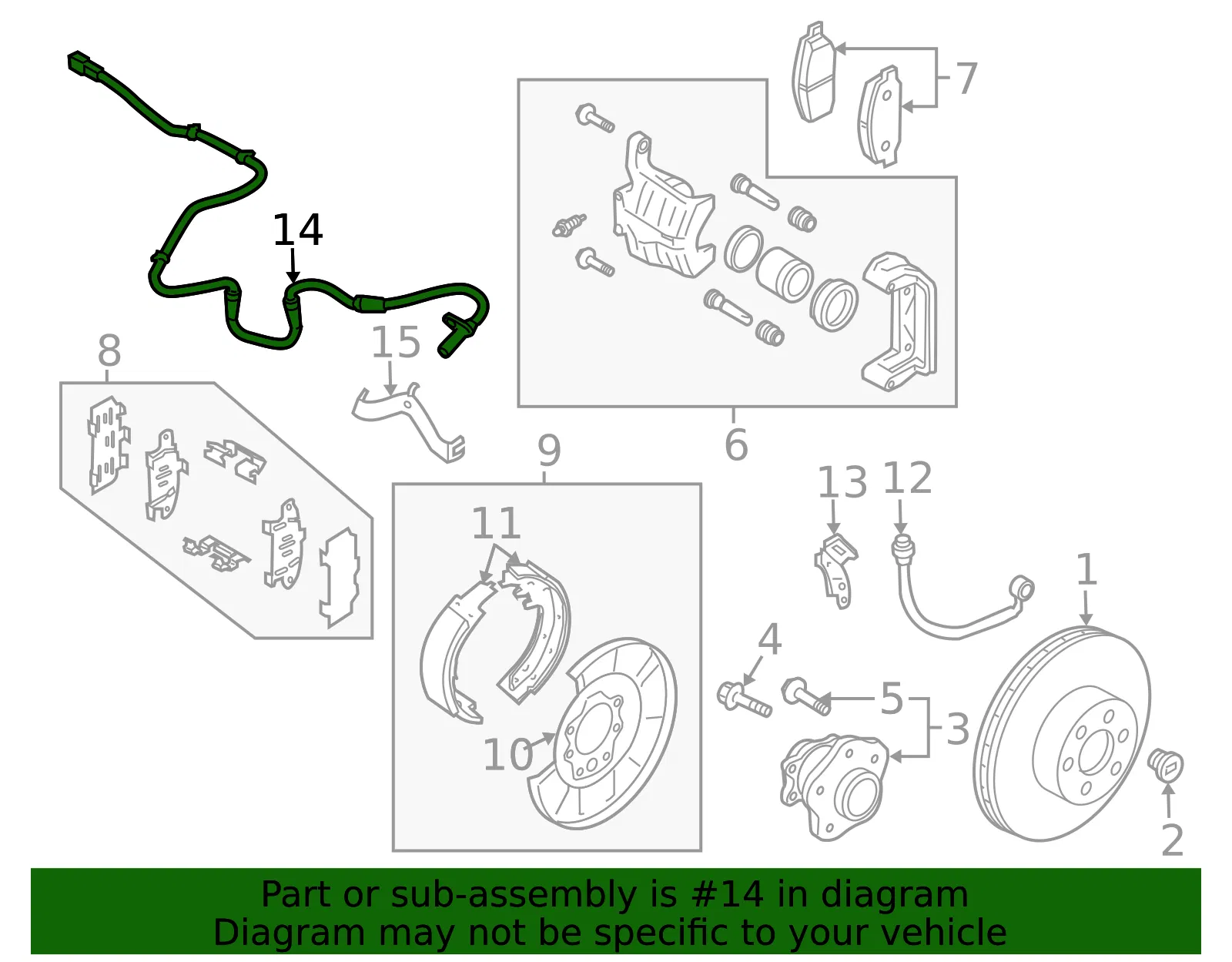 ABS Sensor - Nissan (47900-4BA0A) - view 4