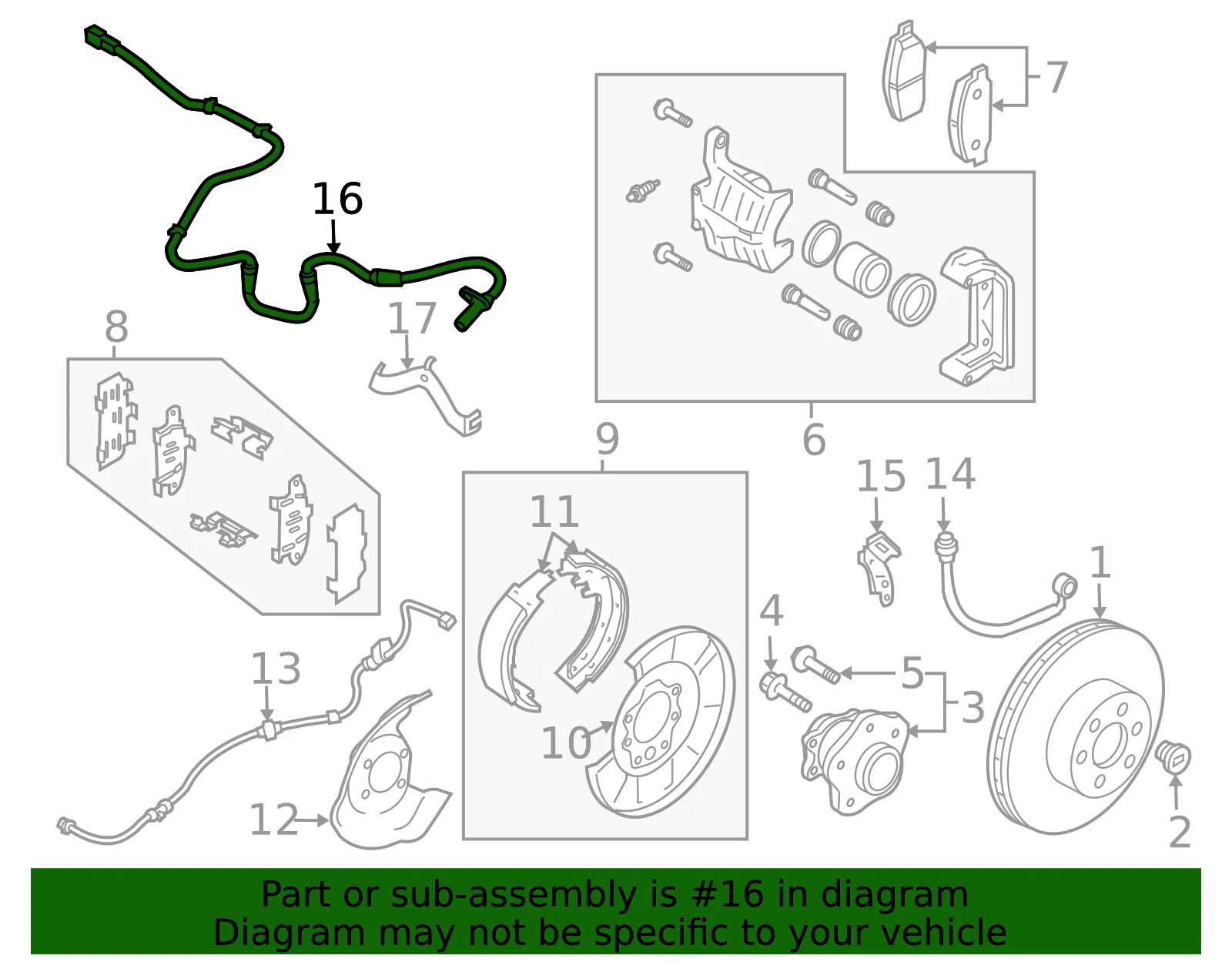 ABS Sensor - Nissan (47900-4CB2B) - view 2