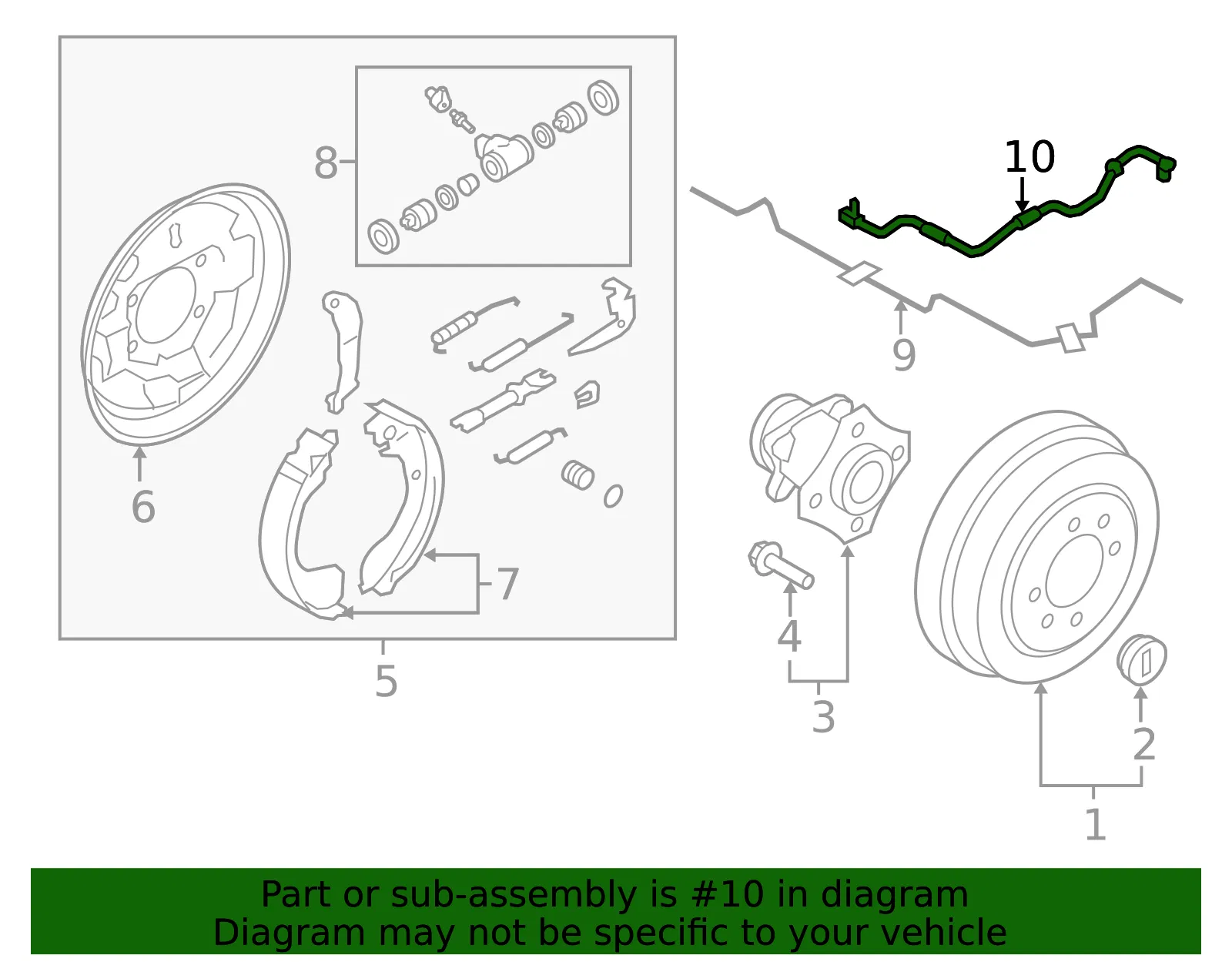 Rear Speed Sensor - Driver's Side (LH) - Nissan (47901-3LM0A) - view 4
