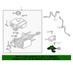Gravity Sensor Bracket - Nissan (47932-9BT0A) - view 4