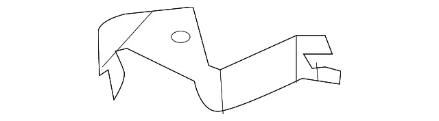 ABS Sensor Bracket - Driver's Side (LH) - Nissan (47961-3JA0A)