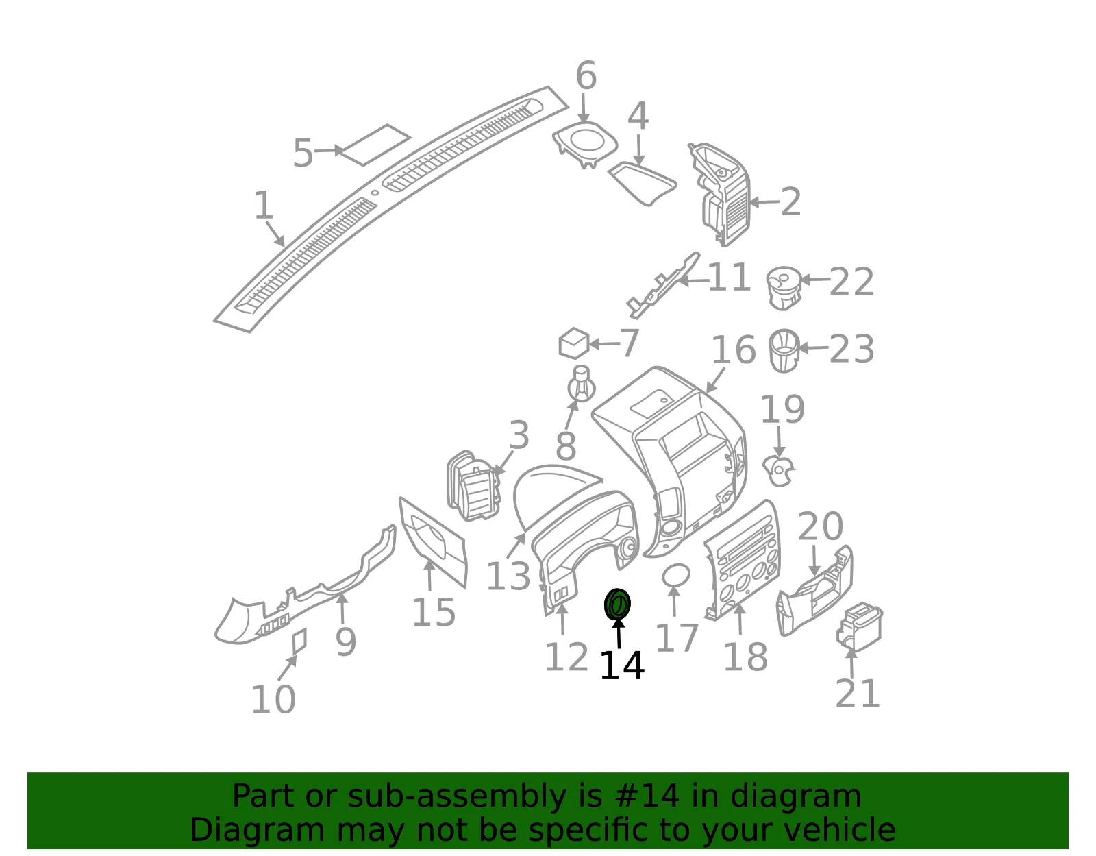 Socket and Bulb - Nissan (48477-9FD0A) - view 2