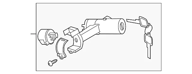 Ignition Lock Assembly - Nissan (48700-ZS00A)