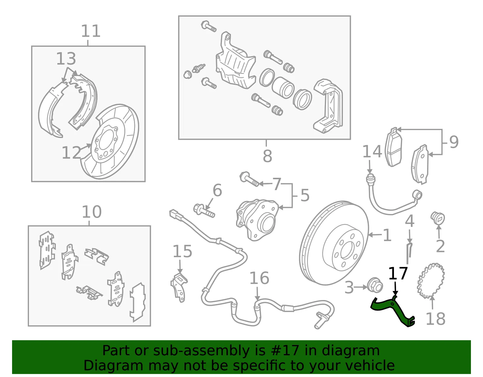 ABS Sensor Bracket - Nissan (50932-00Q0A) - view 2