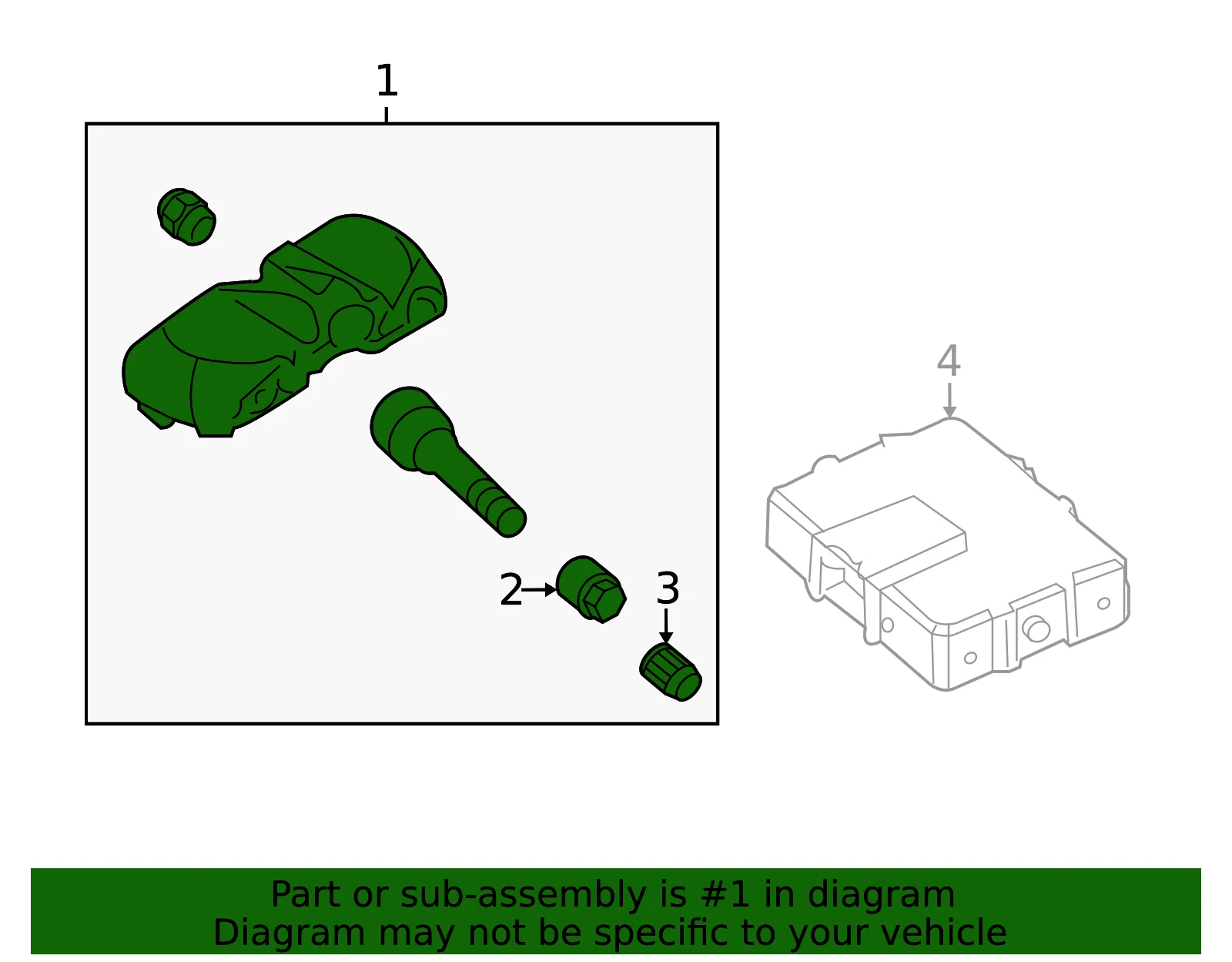 Sensor - Kia (52933-2F000U) - view 2