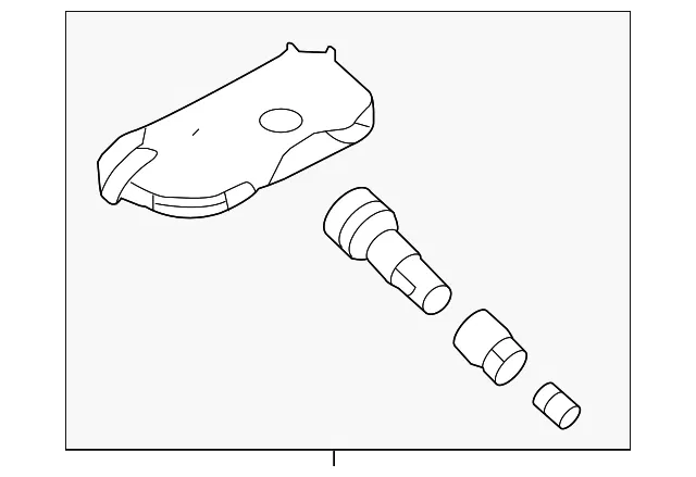 Tire Pressure Sensor - Kia (52933-2S510U)