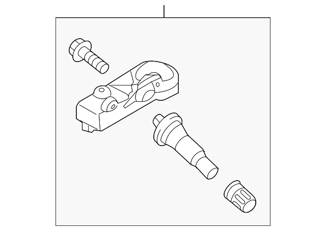 Tire Pressure Monitoring System (TPMS) Sensor - Kia (52933-3T000-DS)