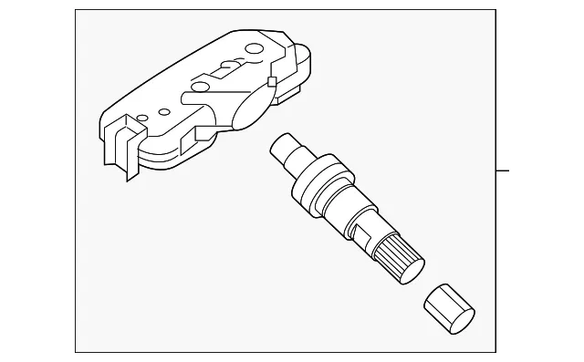 Tire Pressure Sensor - Kia (52933-3X200-DS)