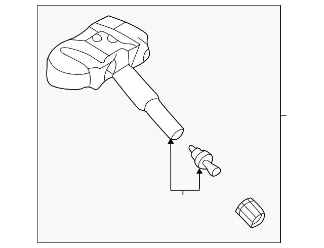 Tire Pressure Sensor - Kia (52940-J7000)