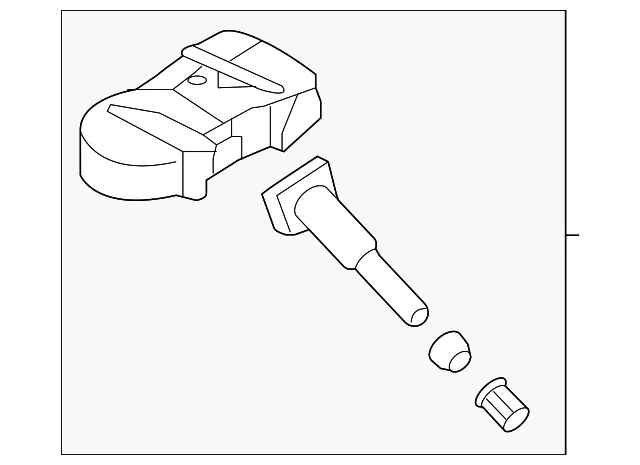 Tire Pressure Monitoring System (TPMS) Sensor - Kia (52940-T6100)