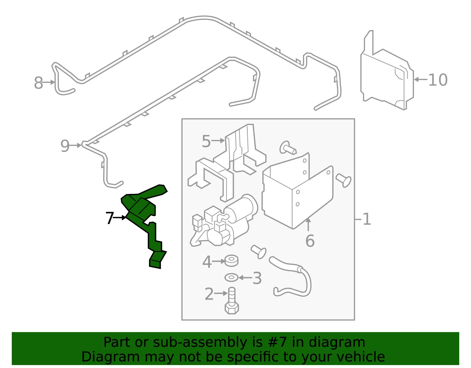 Height Sensor - Nissan (53820-1LA2A) - view 3