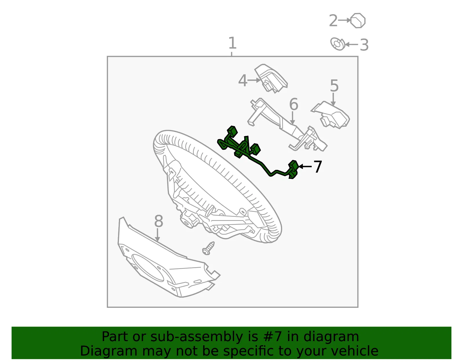 Wire - Kia (56190-2P500) - view 2