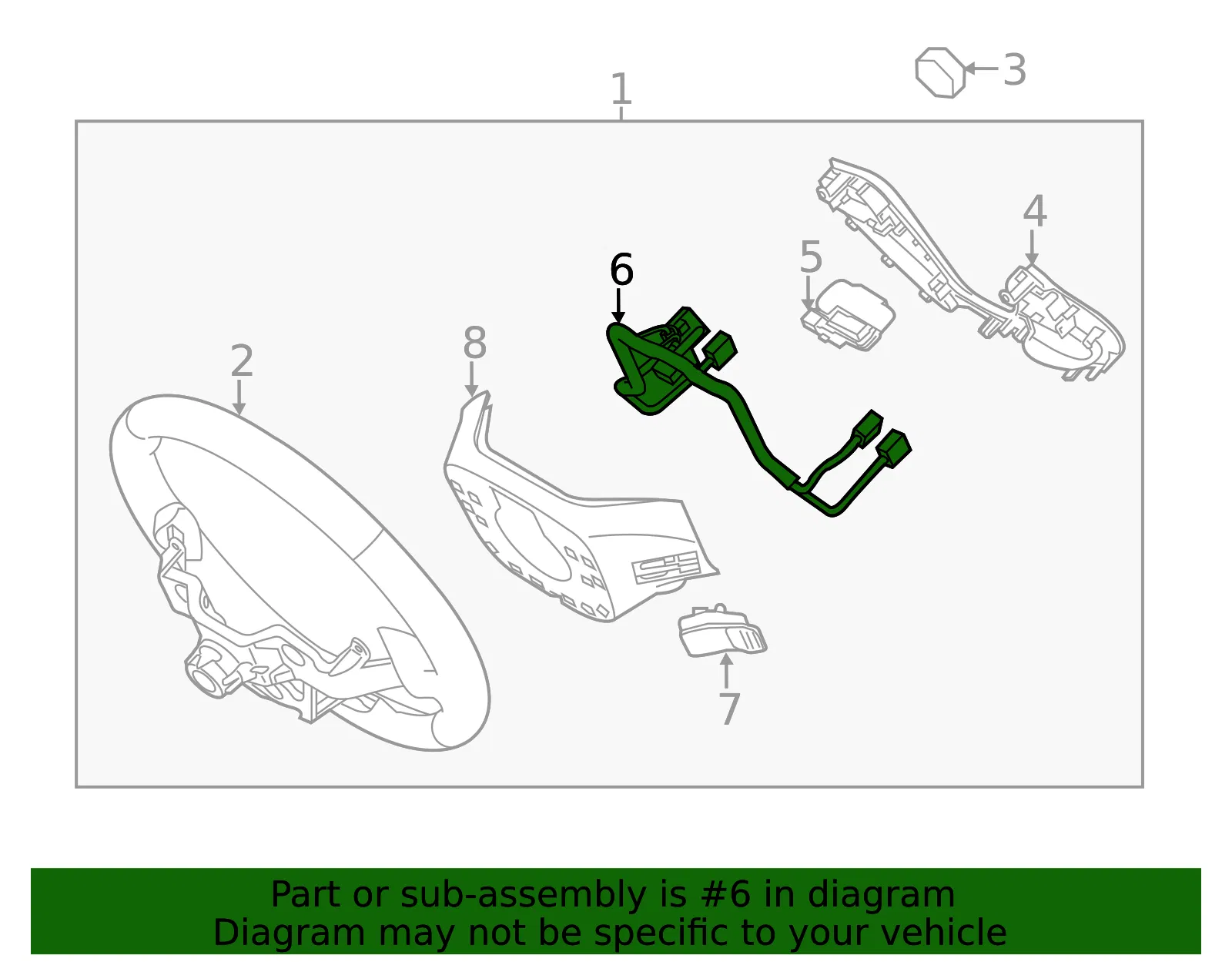Wire - Kia (56190-A7540) - view 2