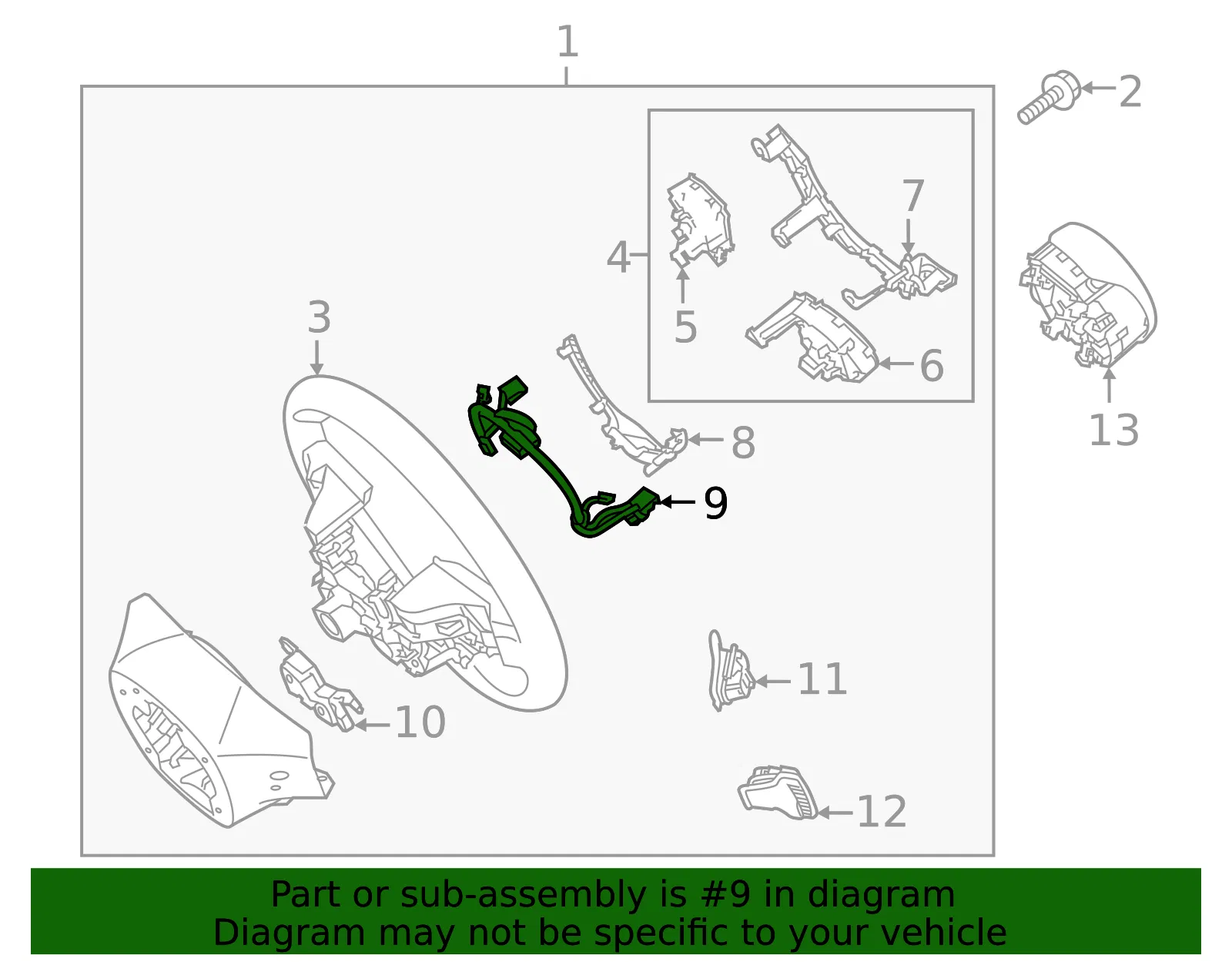 Wire Harness - Kia (56190-D9AA0) - view 2