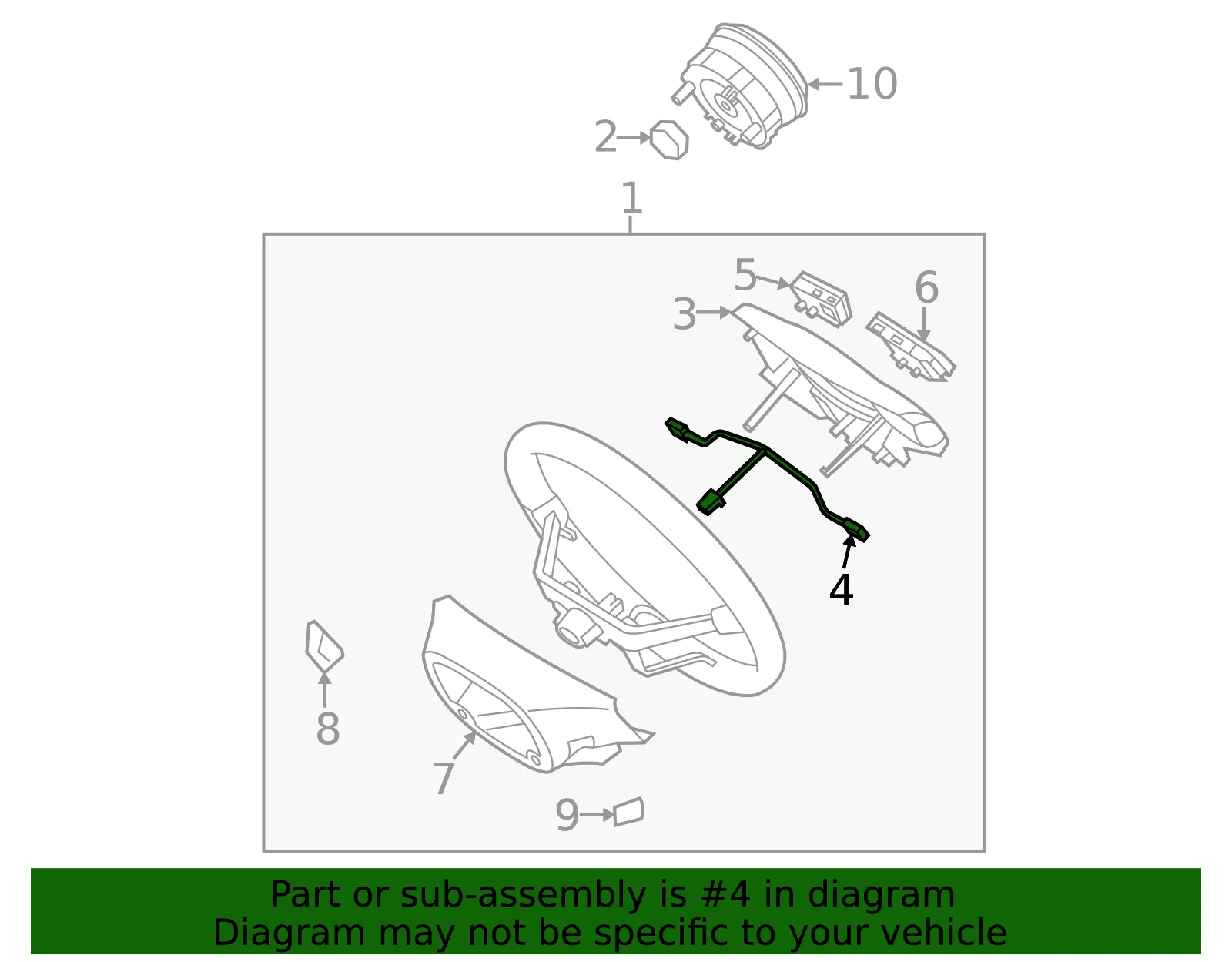 Wire - Kia (56192-2K000) - view 2