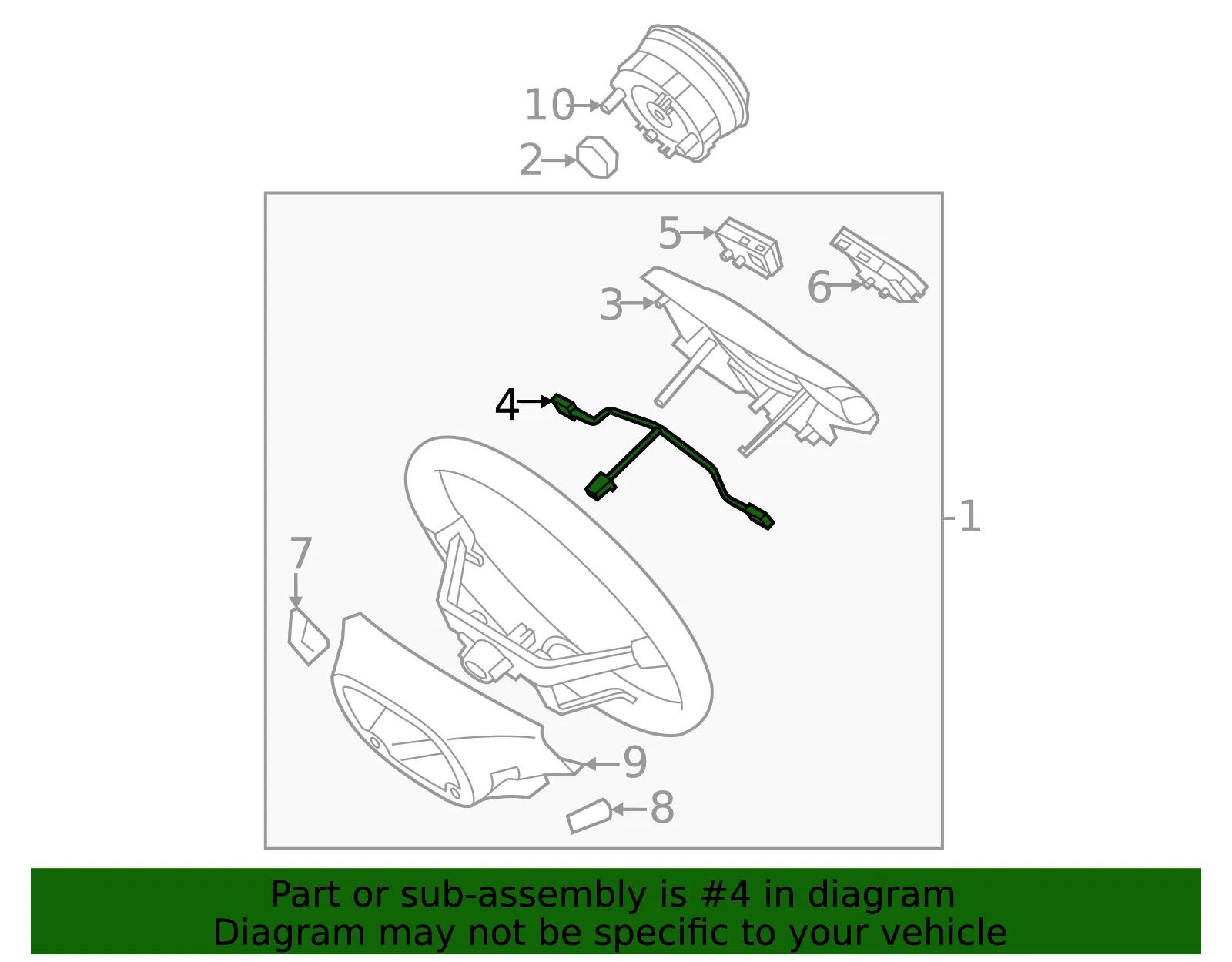 Wire - Kia (56192-2K300) - view 2