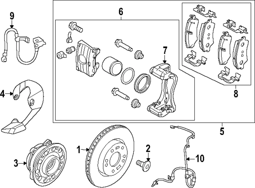ABS Sensor - Kia (58930-DO150)