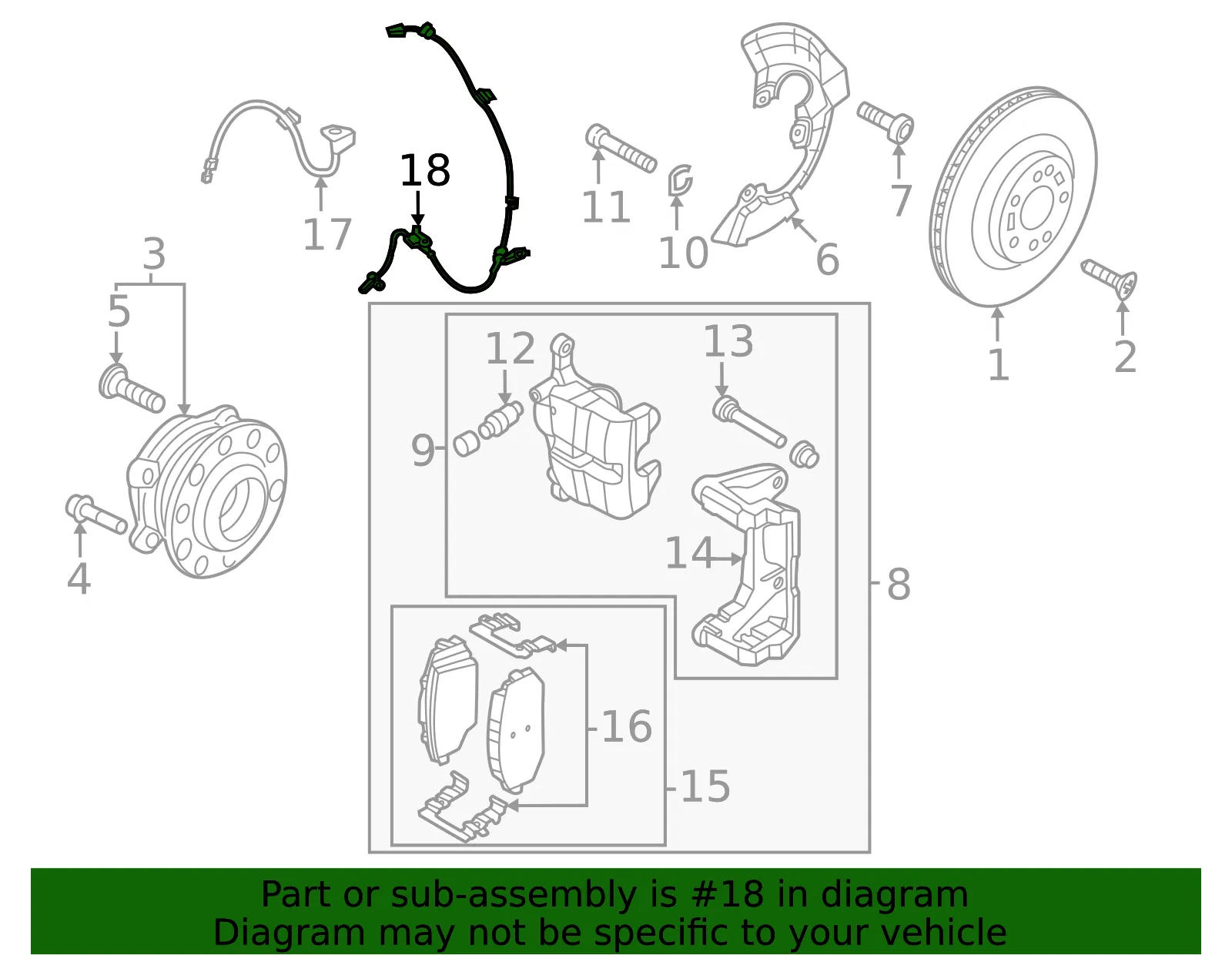 ABS Sensor - Kia (58940-N9000) - view 2