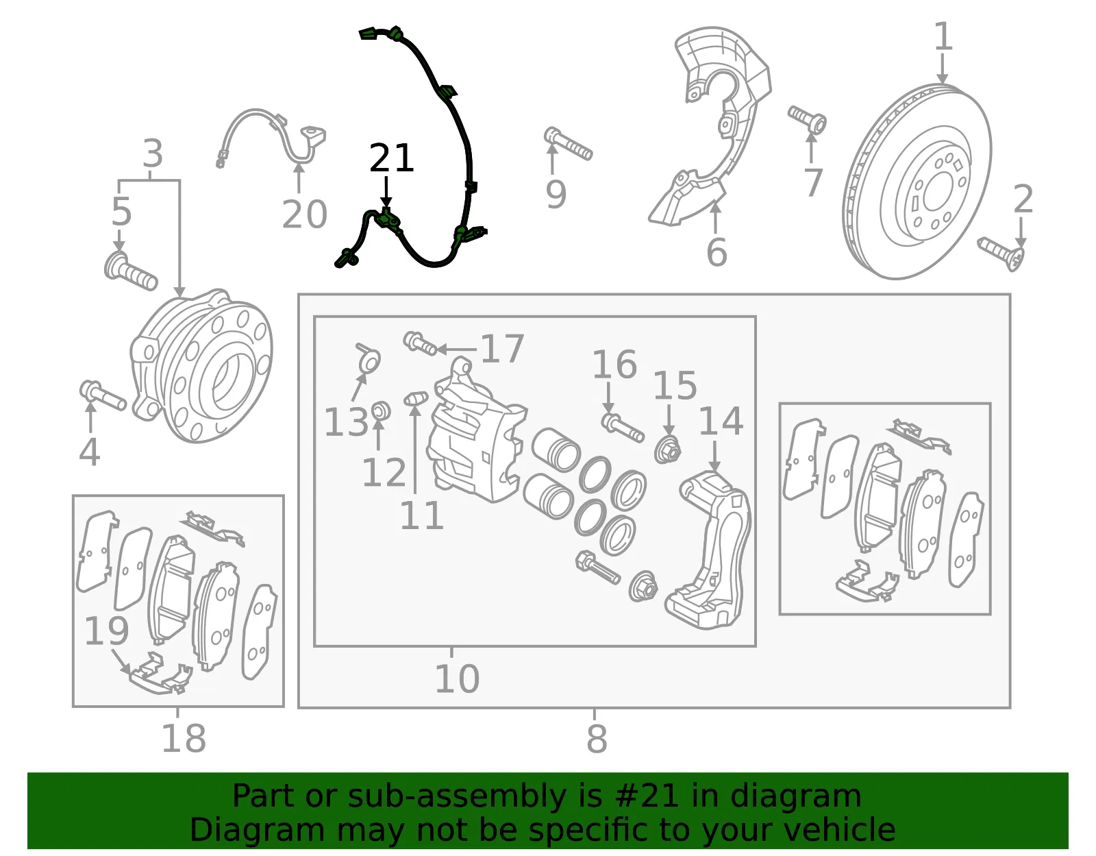 ABS Sensor - Kia (58940-R0000) - view 2