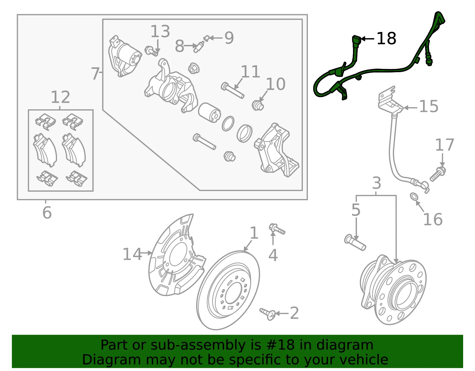 ABS Sensor - Kia (58960-P2301) - view 2