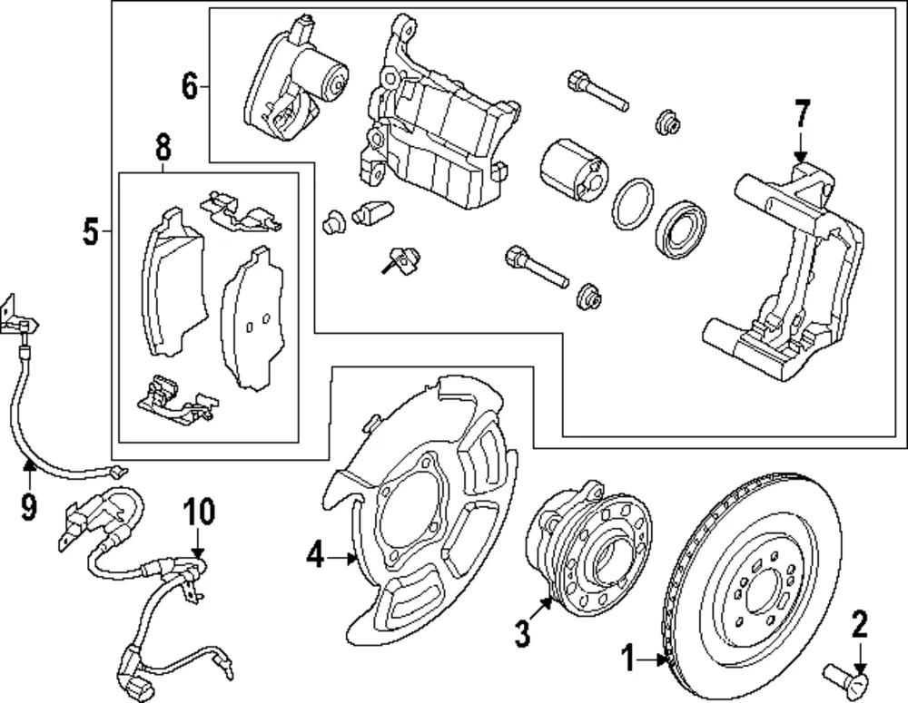 ABS Sensor - Kia (59795-DO000)