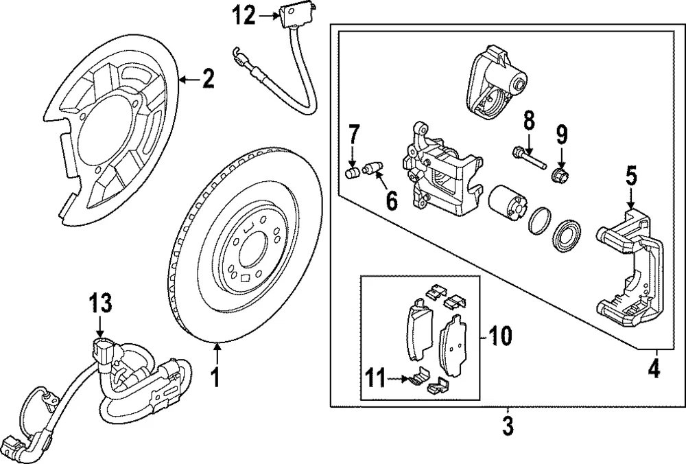 ABS Sensor - Kia (59795-XG000)