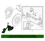 ABS Sensor - Kia (59796-CV000) - view 4